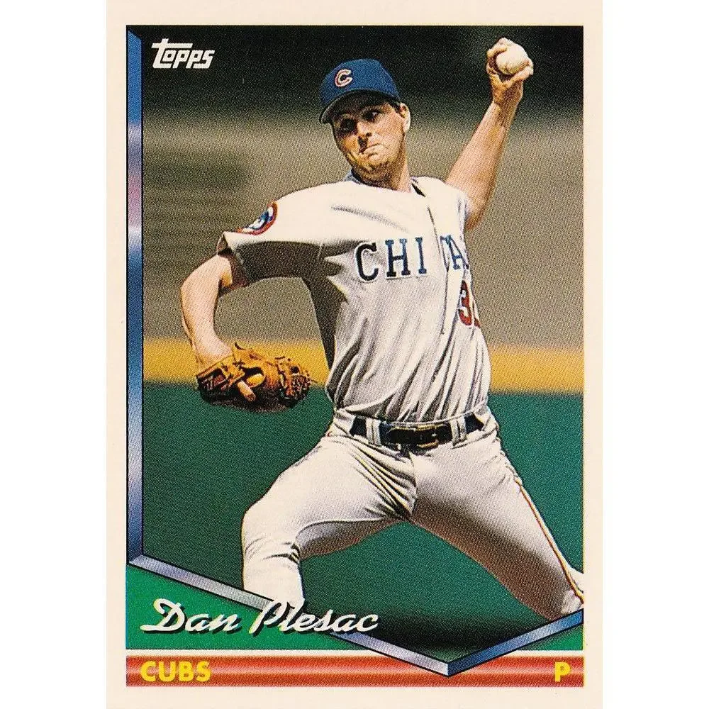 1994 Topps Dan Plesac # 215 Chicago Cubs
